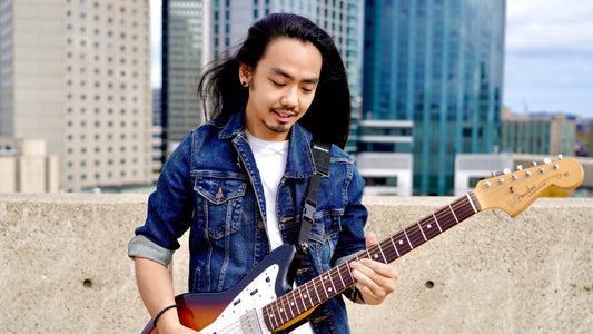 Daniel Yoong loves to practice with his Elmore Pedal