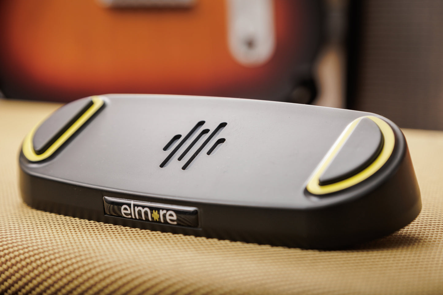 Close-up of Elmore Pedal foot switch detail